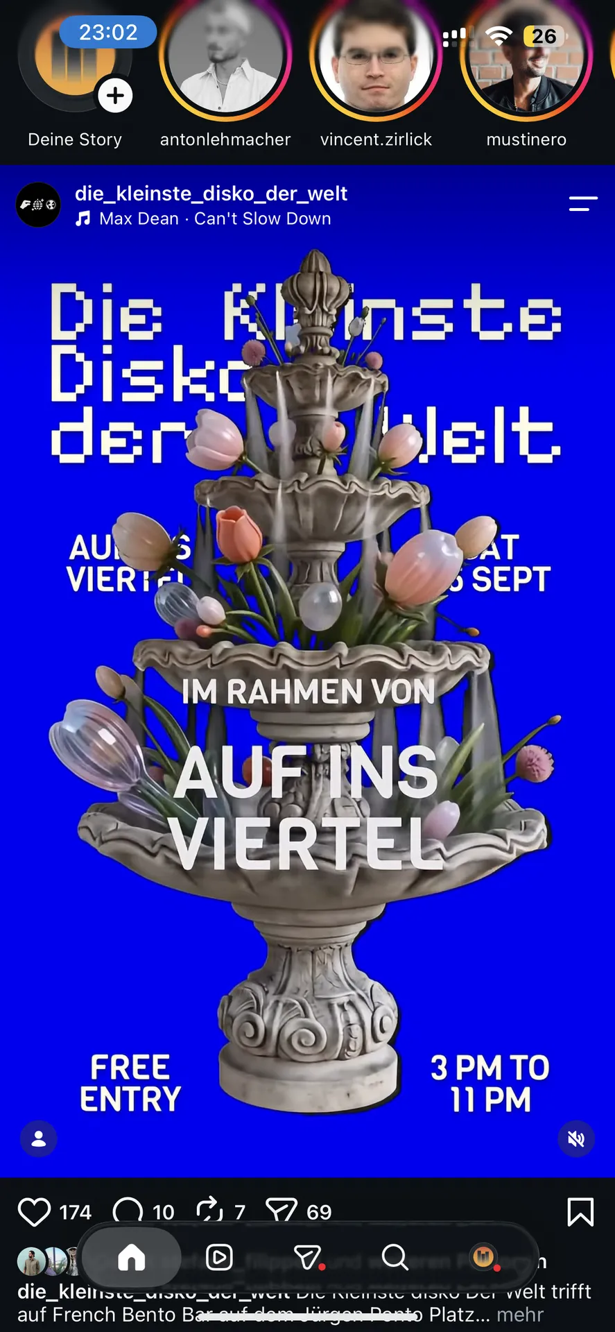 Neues Gästelistenevent